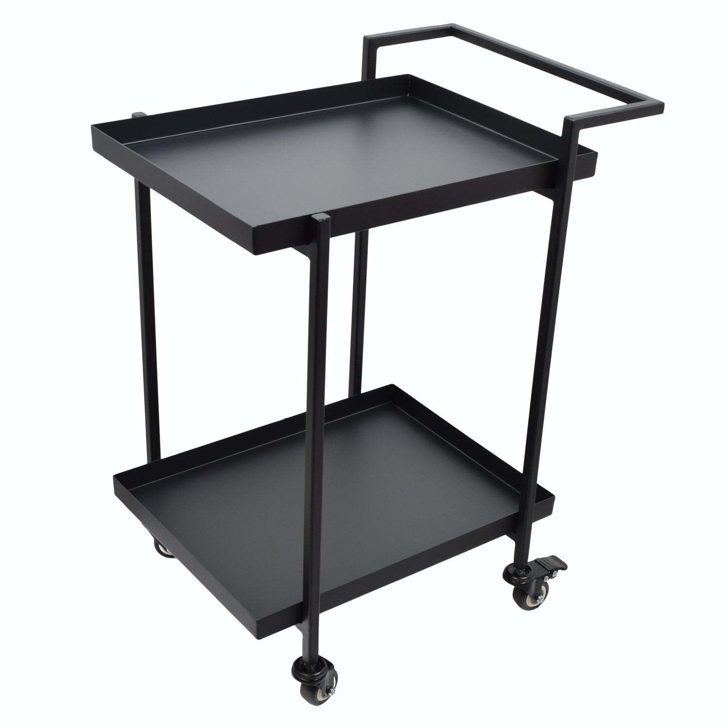 LOFT42 James Trolley Vierkant - Zwart -  Metaal - 60x54x38