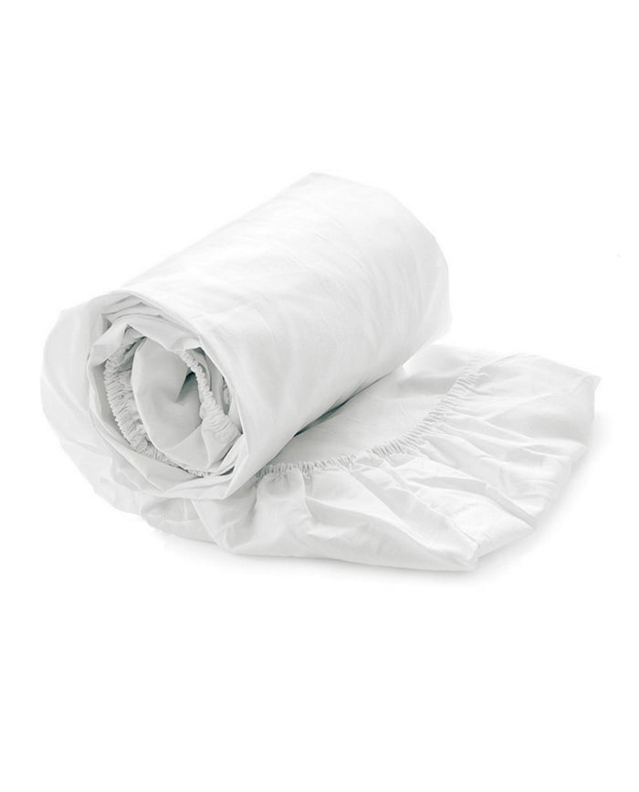 Heckett & Lane Hoeslaken Elementi Katoen Satijn 40cm Hoekhoogte white