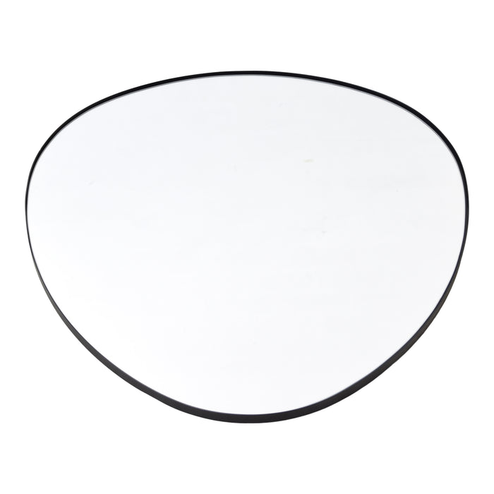 Fragix Nomad wandspiegel - Organisch - Zwart metaal - 60x60