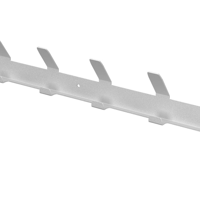 Gorillz Trim 50 Kapstok -12 haken (lengte) 55 cm - Metaal - Wit