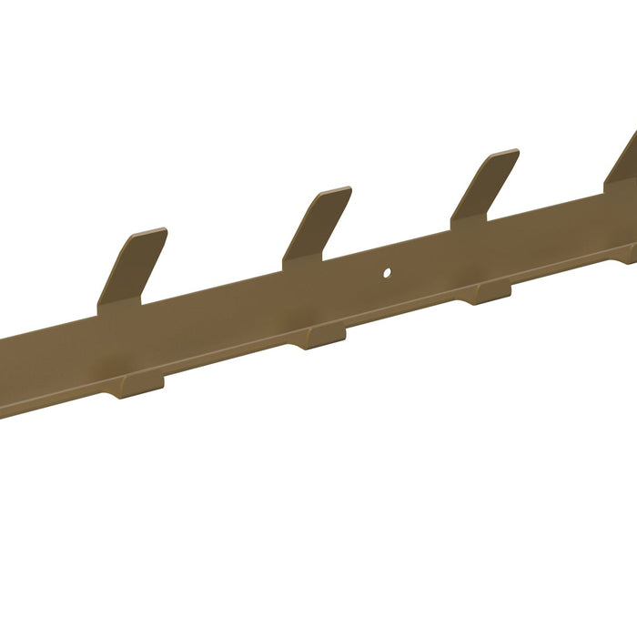 Gorillz Trim 50 Kapstok -12 haken (lengte) 55 cm - Metaal - Mat Goud