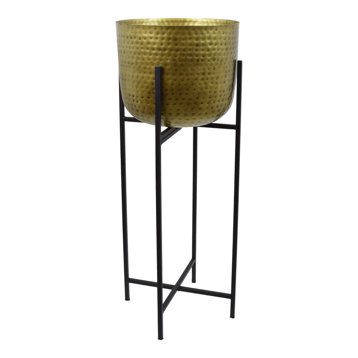 LOFT42 Mara Staande Plantenbak - Goud - Metaal - 87x35