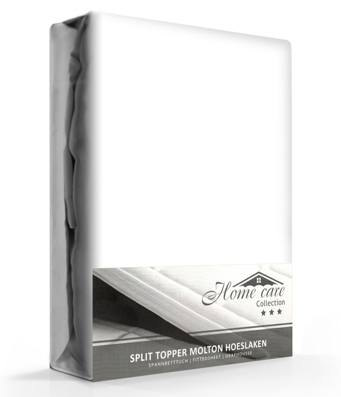 Home Care Splittopper Molton Hoeslaken-180 x 200|220 cm