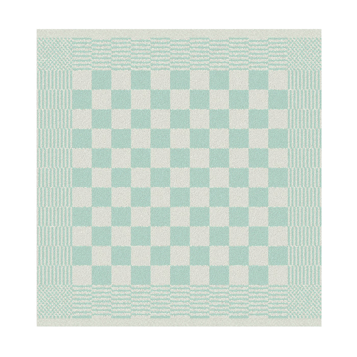 DDDDD 2x theedoek + 2x keukendoek Barbeque & logo - pastel green
