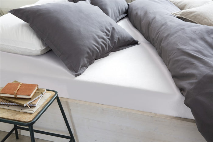 Walra - Hoeslaken Jersey Stretch - 160x200|210 - Wit