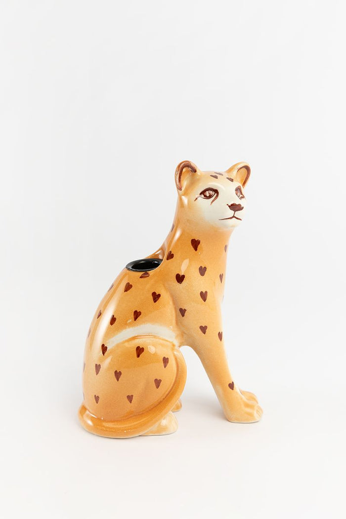 Sissy-Boy Leopard kandelaar