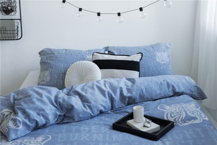 Dindi Home - Dekbedovertrek Wild Fairytales - 200x220 - Blauw