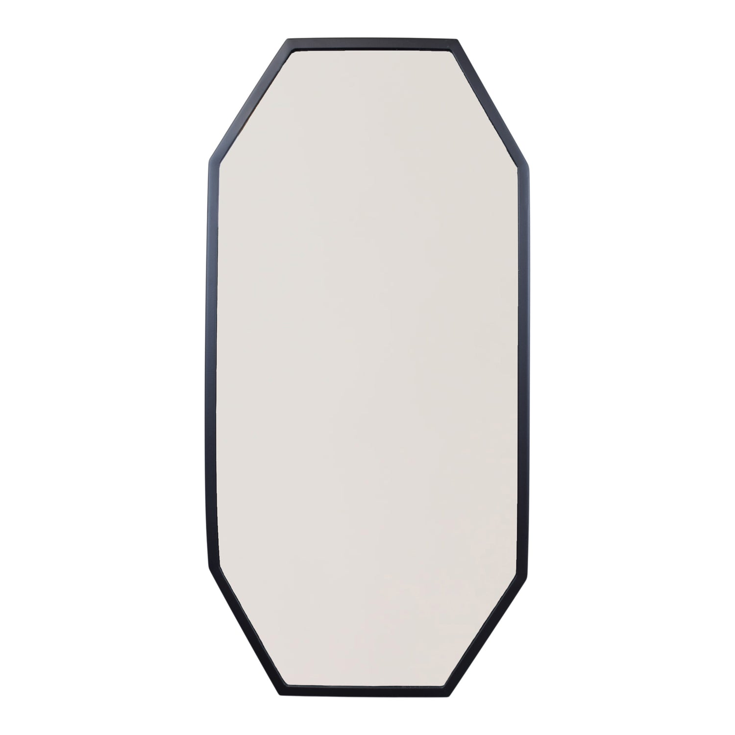 LOFT42 Octa wandspiegel – Zwart - metaal – 79x39