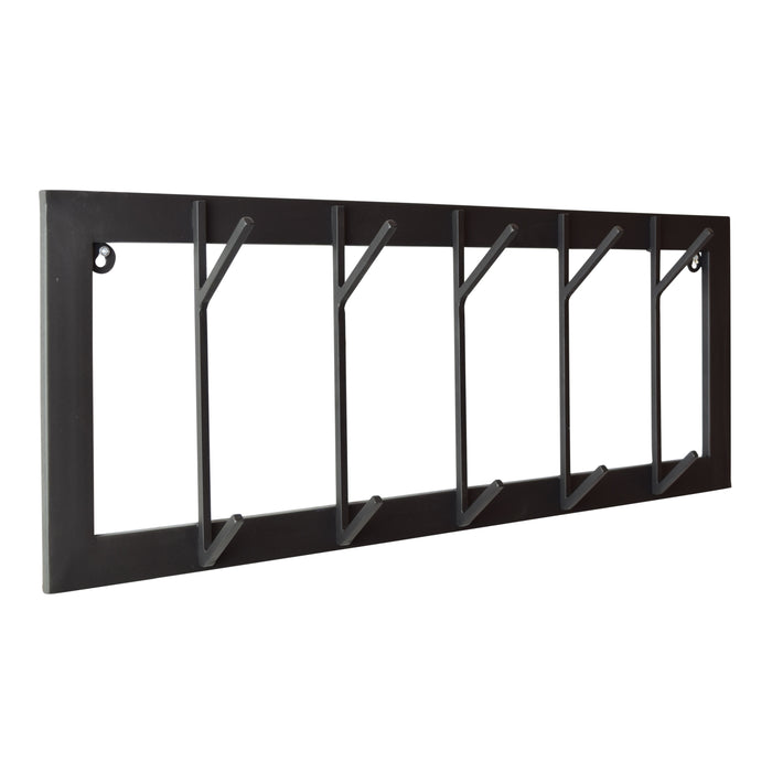 LOFT42 Industry Kapstok – Metaal - Zwart – 10 haken