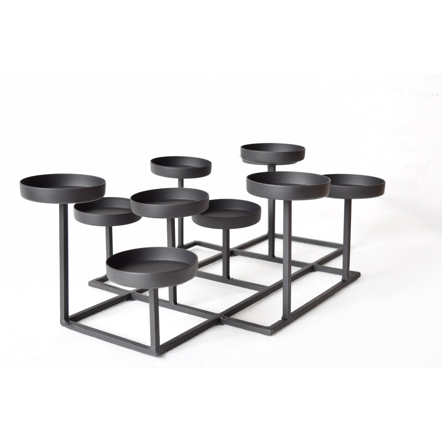 LOFT42 Shine Kandelaar - 11 Kaarsen - Metaal - Mat Zwart - 47x32x15