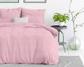 Dekbedovertrek Stone Washed - 100% Natuurlijk - Roze - 140x220cm