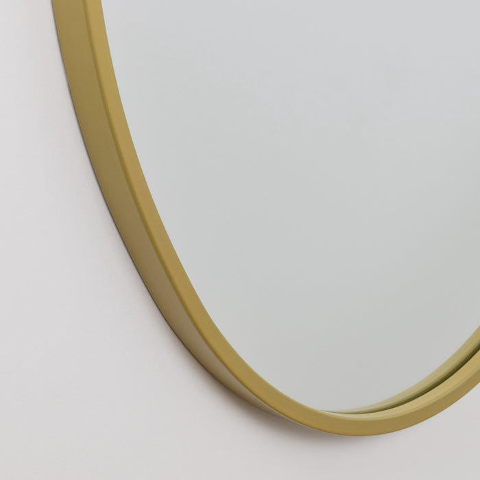 Fragix Boston Spiegel Ovaal - Goud - Metaal - 50x70