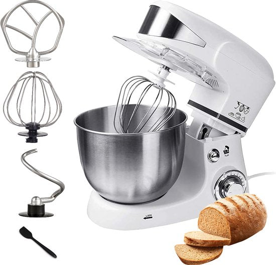 Royalty Line Keukenmachine - keukenrobot - (4.5 L) - 1600W - Silver