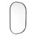Fragix Iris Spiegel Ovaal - Zwart - Metaal - 80x50