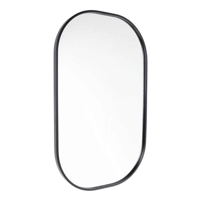 Fragix Iris Spiegel Ovaal - Zwart - Metaal - 80x50