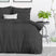 Dekbedovertrek Stone Washed - 100% Natuurlijk - Antraciet - 240x220cm