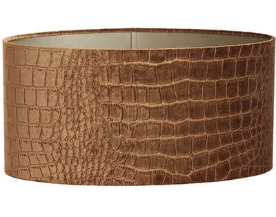 Light&living Kap ovaal recht smal 45-21-22 cm PRAYA bruin