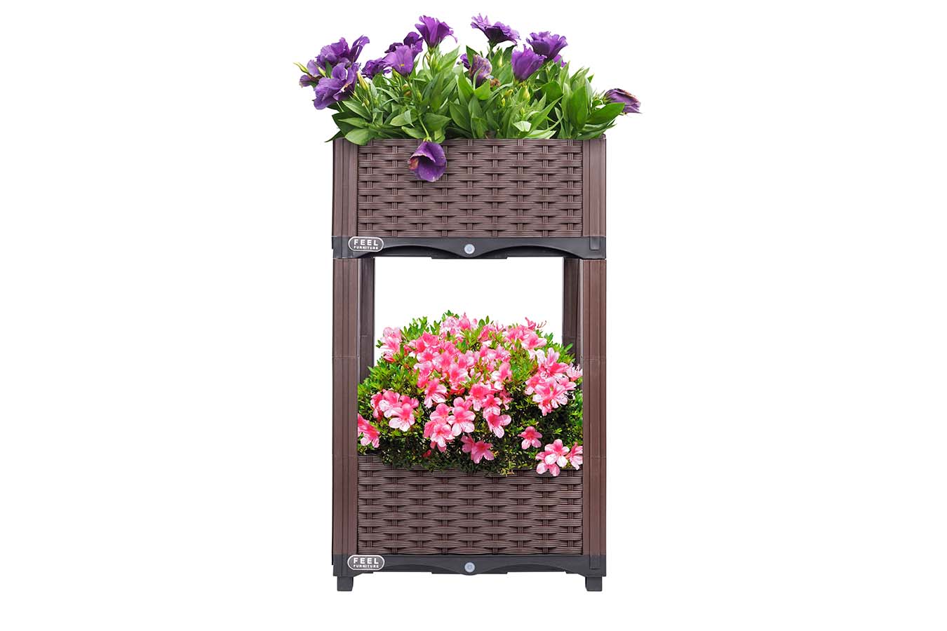 Feel Furniture - buiten plantenbak - Theta - Donkerbruin