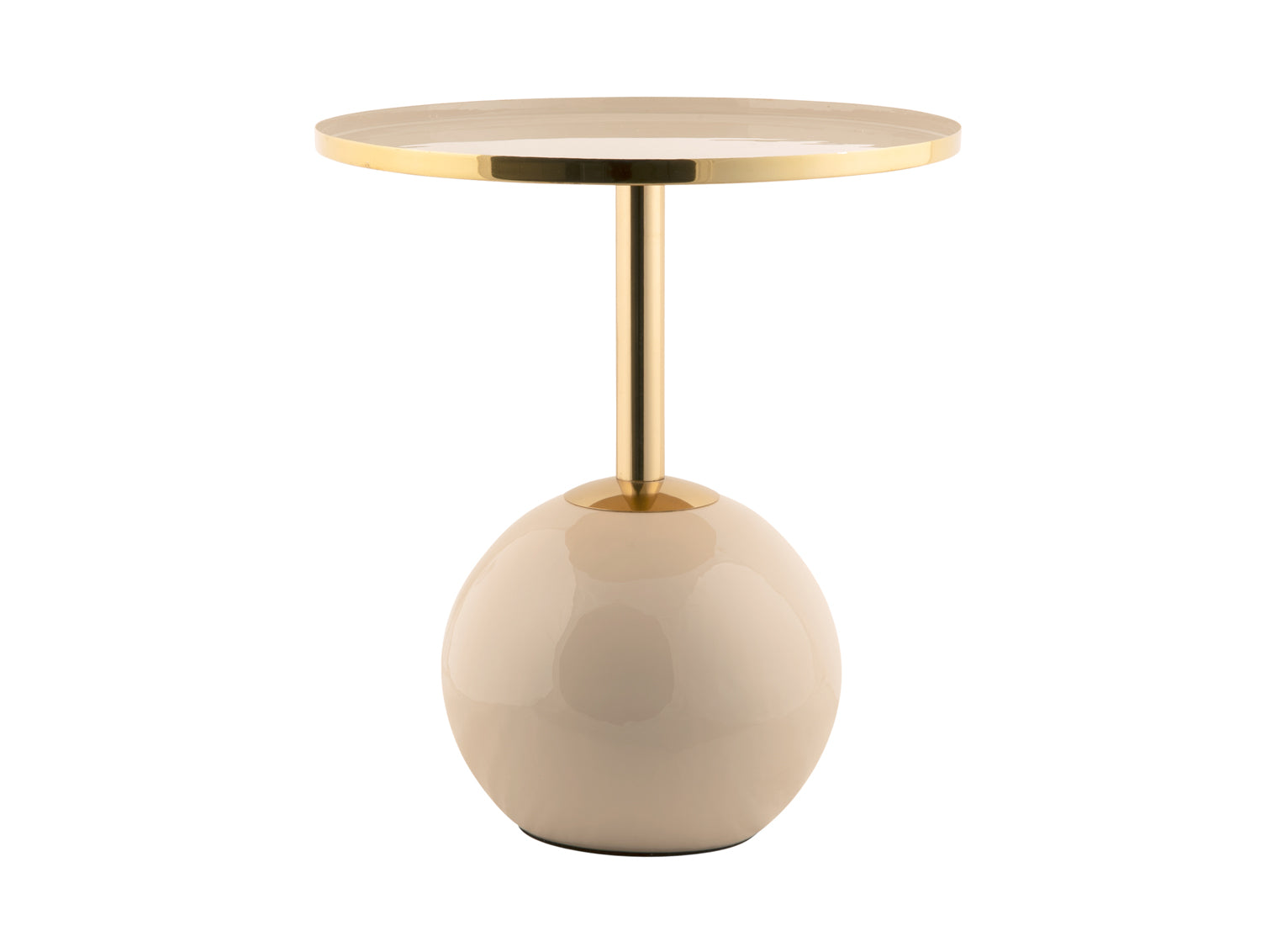 Leitmotiv - Bijzettafel Mila - Grijs - 40x40x45cm