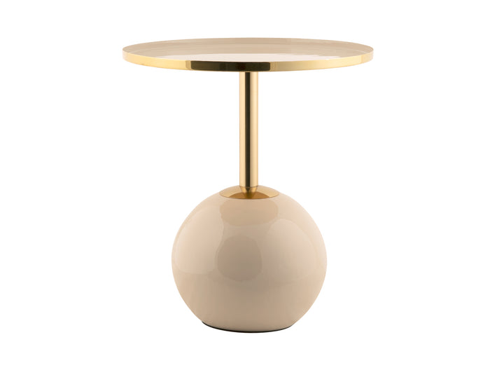 Leitmotiv - Bijzettafel Mila - Grijs - 40x40x45cm