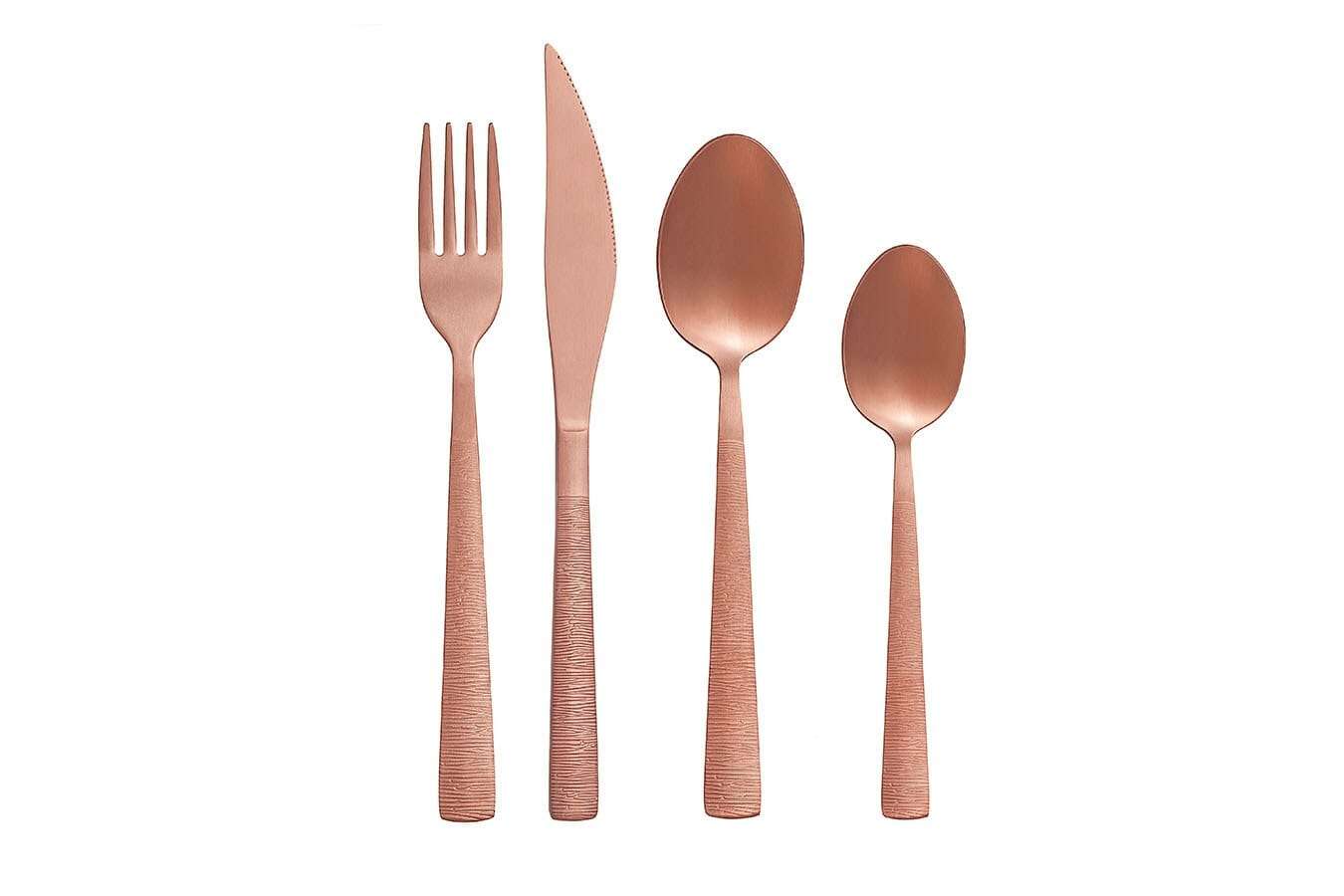 Buccan - Bestekset - Florence - 24 delig - Rosegoud