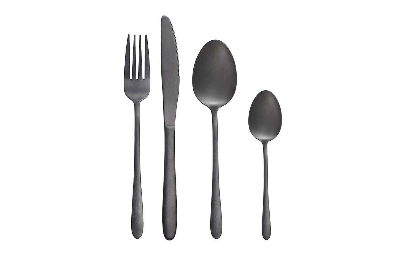 Buccan - Bestekset - London - 24 delig - Zwart