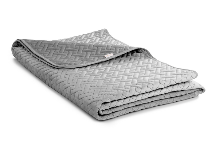 Yellow Bedsprei Audrey - ash grey