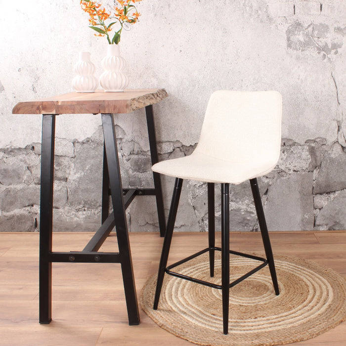 DS4U - Gaby barkruk 65 cm boucle ivoor