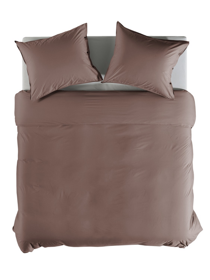 Yellow Dekbedovertrek Percale canyon rose