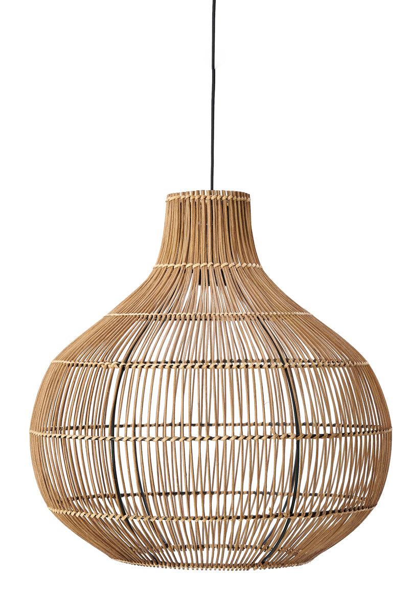 Light&living Hanglamp Ø50x51,5 cm PACINO rotan donker bruin