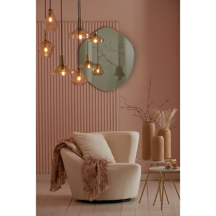 Light & Living Hanglamp Delilo - Oranje - Ø25cm