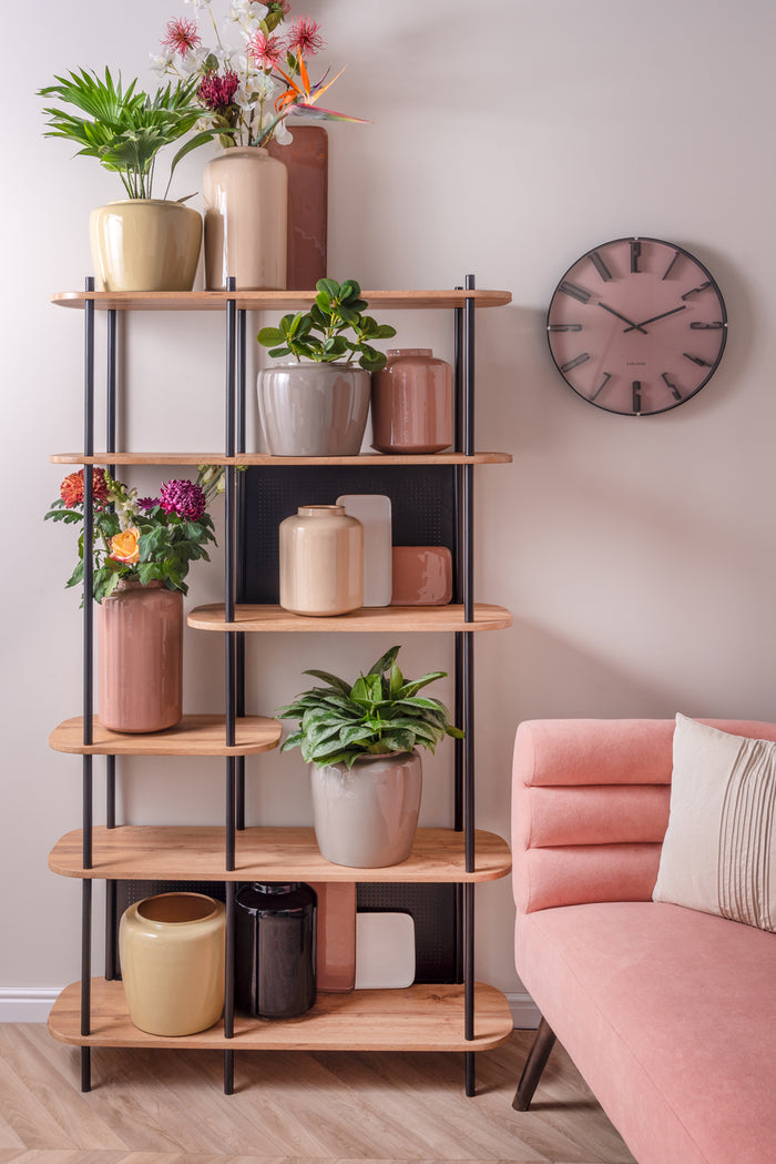 present time - Bloempot Grand - Zwart - Ø25x20 cm