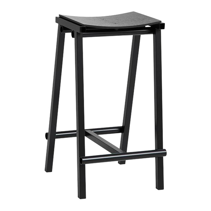 HAY Taburete 8 Barkruk Low H 65 cm - Black