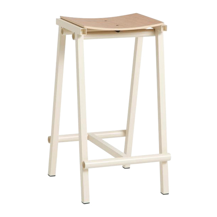 HAY Taburete 8 Barkruk Low H 65 cm - Eggshell