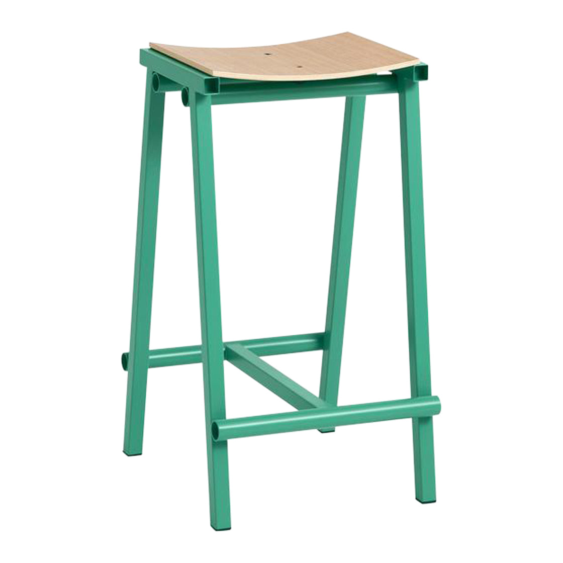 HAY Taburete 8 Barkruk Low H 65 cm - Soft Jade