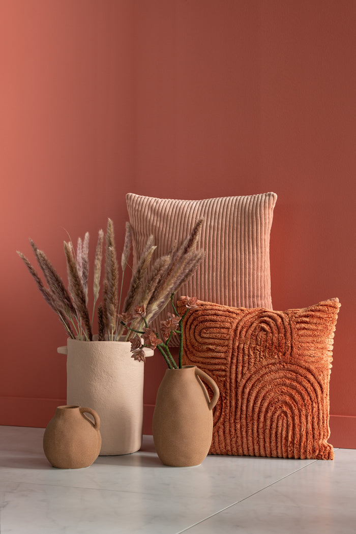 J-Line droogbloemen - Bundel Pennisetum - gedroogd gras - bruin