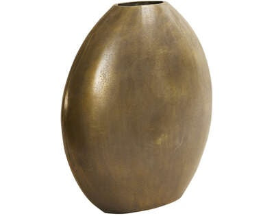 Light&living Vaas deco 42x7x42 cm POSITANO ovaal plat antiek brons
