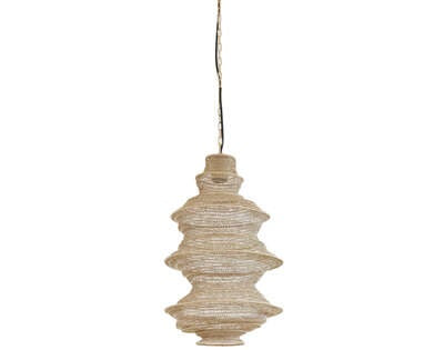 Light & Living Light&living Hanglamp Ø31x55 cm NAKISHA zand