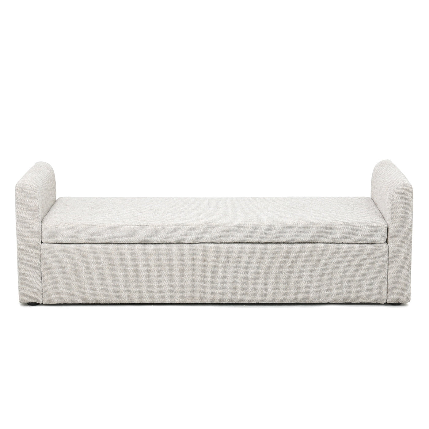 Giga Meubel - Opbergbank Stof Beige - 151x45x50cm - Calvin