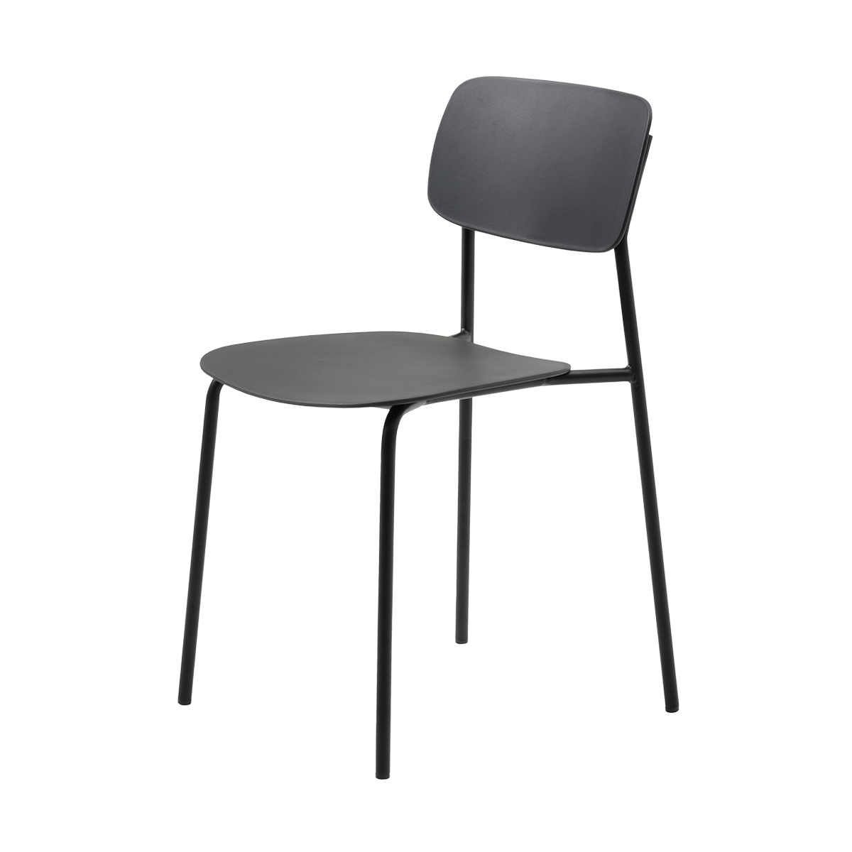 Olivine Julan Kunststof Eetkamerstoel Zwart