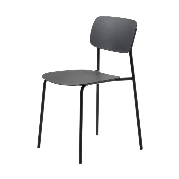 Olivine Julan Kunststof Eetkamerstoel Zwart