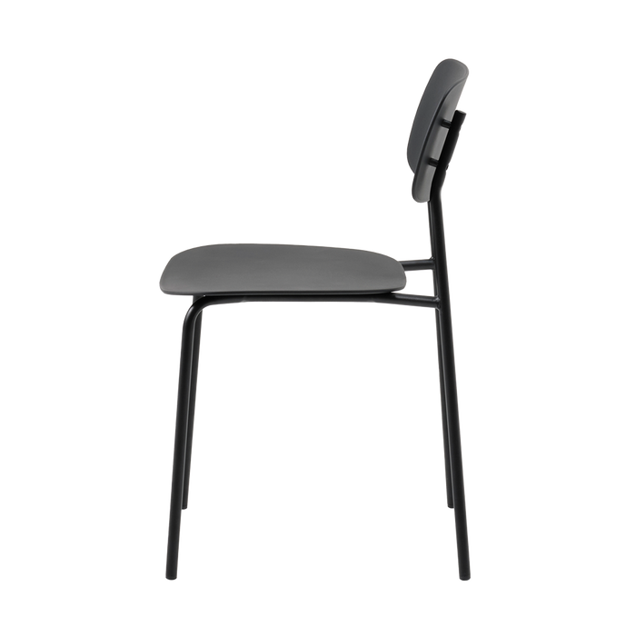 Olivine Julan Kunststof Eetkamerstoel Zwart