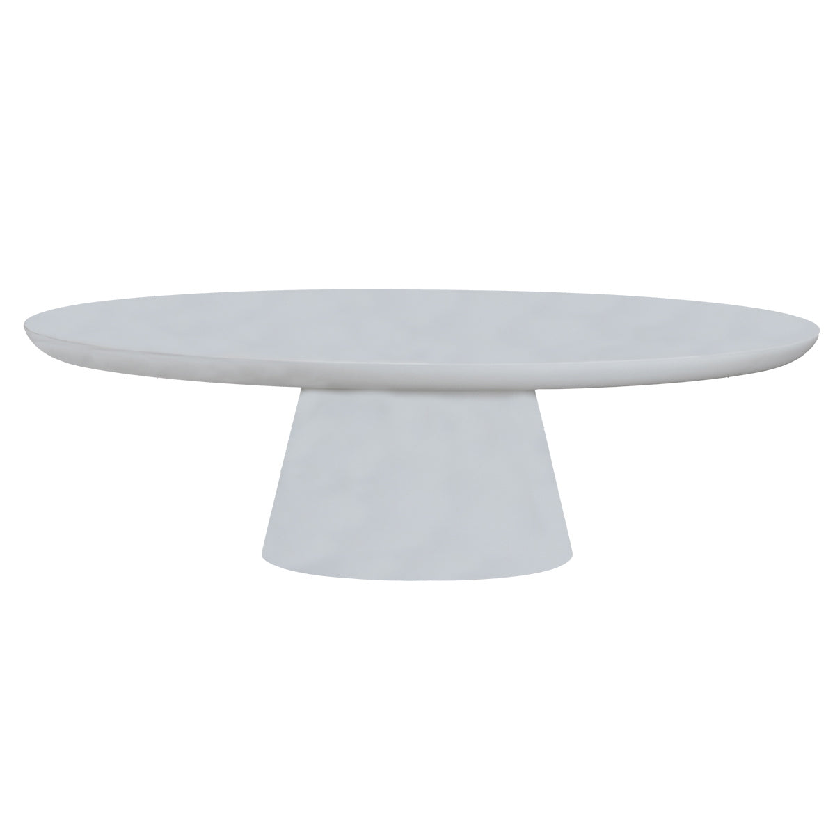 Giga Meubel - Salontafel Cleo Ovaal Wit 130cm