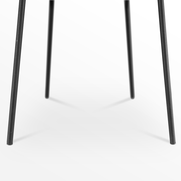 Nolon Nora-Fé Eetkamerstoelen Set van 2 - Velvet Grijs - Zwarte Poten