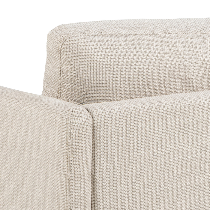 Lisomme Jelle 2-zits Hoekbank met Verstelbare Chaise Longue - Beige