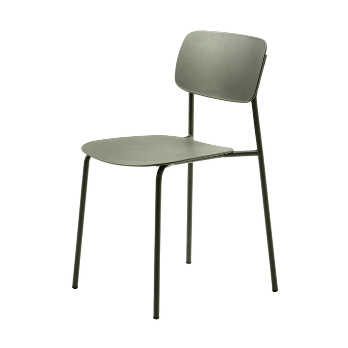 Olivine Julan Kunststof Eetkamerstoel Olijfgroen