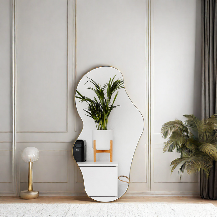 Fragix Avi Organische spiegel 120x62 Zwart