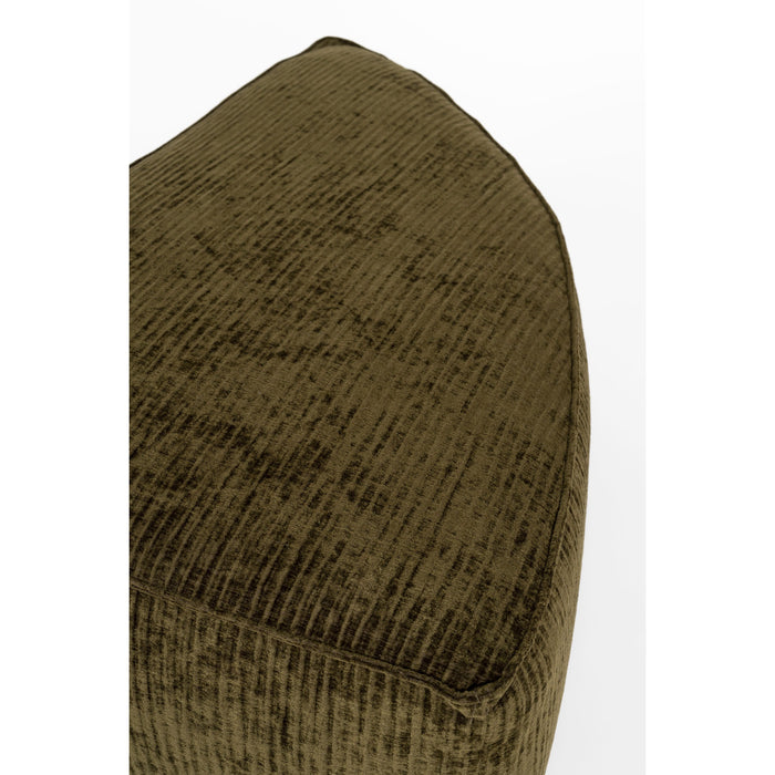 Zuiver Hunter Bank Element Rond Hoek Links Forest - Beige