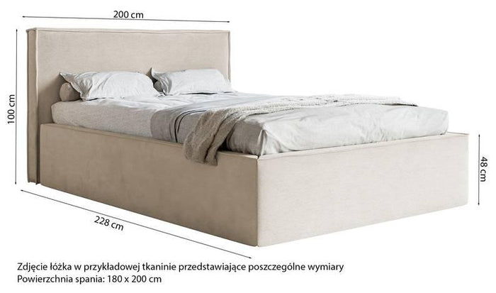 NADUVI Collection Bedframe Sera II met opbergvak 180 x 200 cm