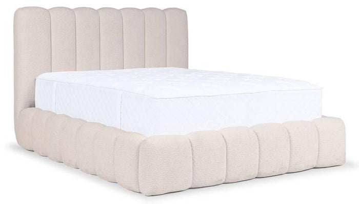 NADUVI Collection Bedframe Chusso bouclé met opbergvak 140 x 200 cm